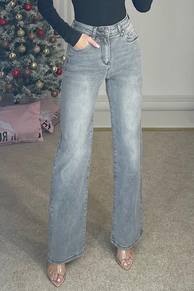 Women's Casual Washed Jeans