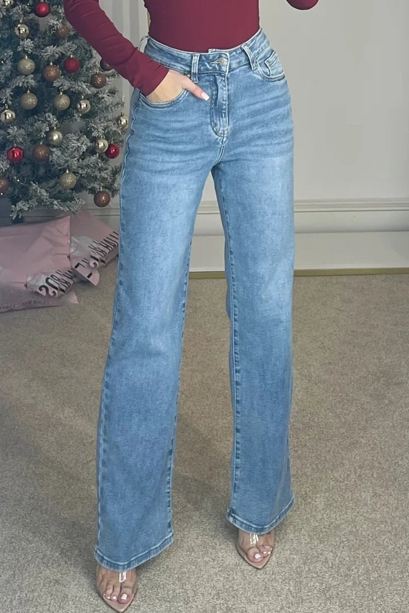 Women's Casual Washed Jeans