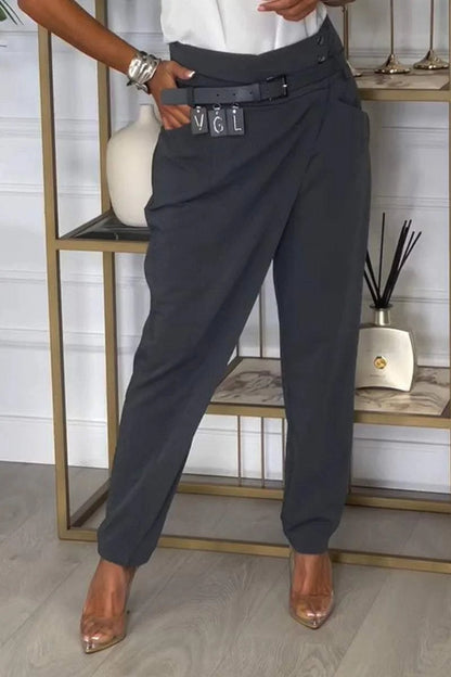 Women's Vintage 80's Style Casual Trousers